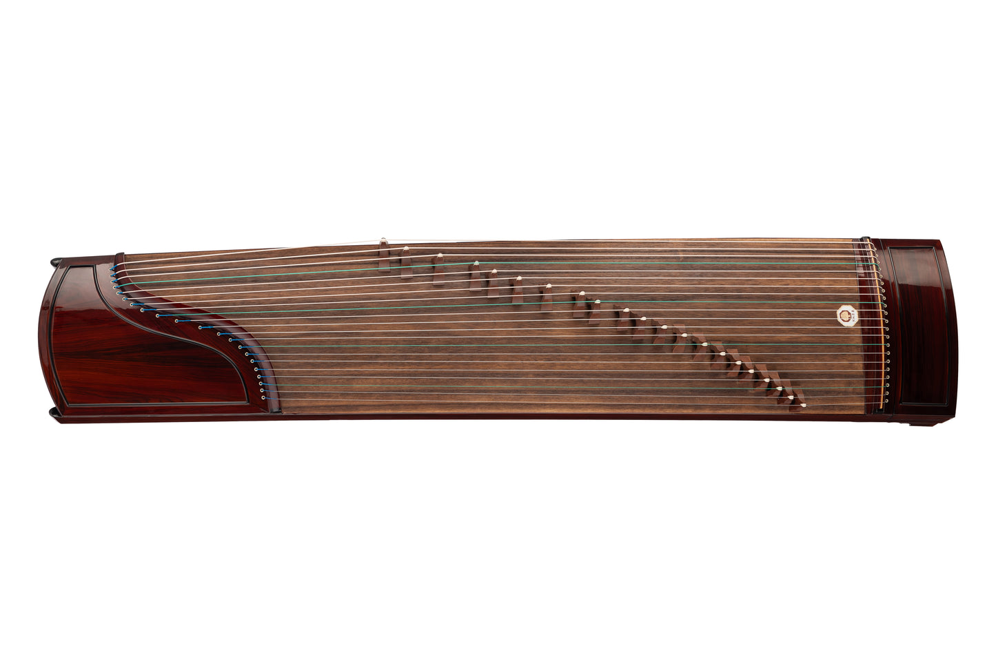 紅酸枝素面 'Plain Cocobolo' Professional Collection Guzheng with Piano Lacquer Finishing on Cocobolo 酸枝木钢琴烤漆亮面精品系列古筝