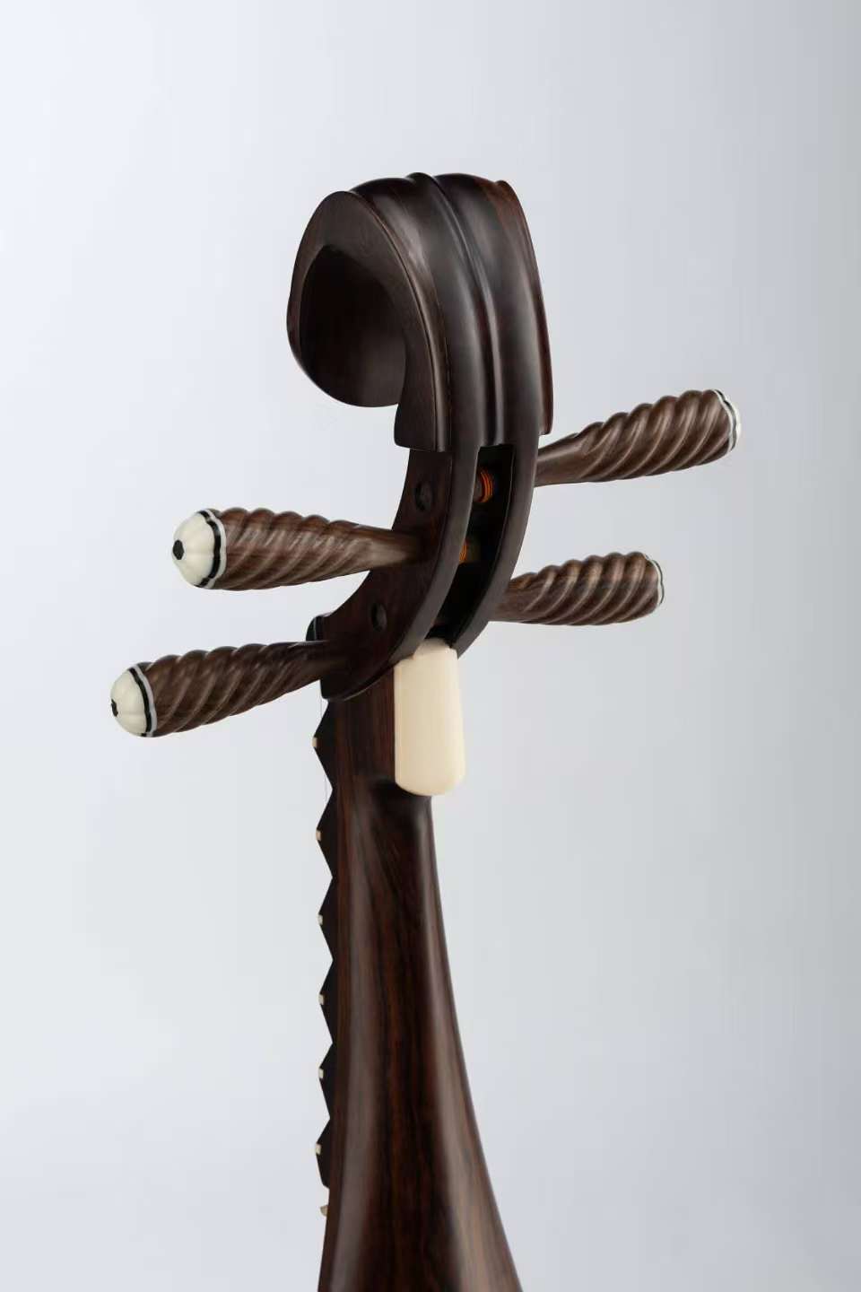 黑檀琵琶Ebony Premium-Grade Pipa – Zen Tones Asian Musical Instruments