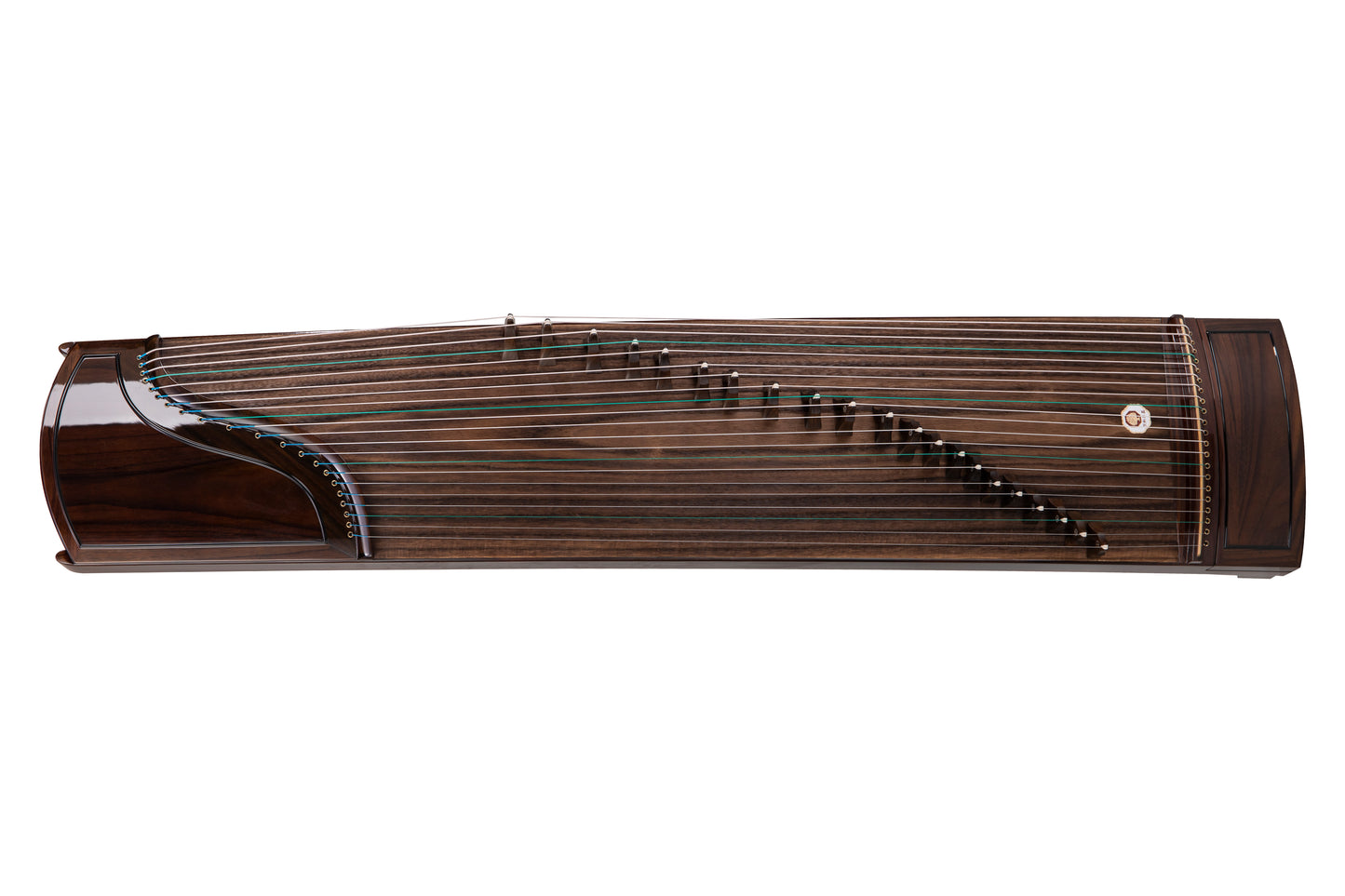 素桐·厚 'Plain Paulownia - Thick' Collector's Grade Guzheng with Piano Lacquer Finishing on Indian Rosewood 阔叶黄檀钢琴烤漆亮面收藏级古筝