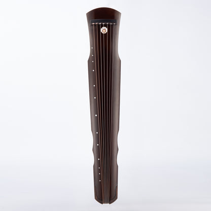 栗色伏羲桐木古琴(梓木底板) Chestnut-Colored Fuxi-Style Chinese Paulownia Guqin (Catalpa Bottom Board