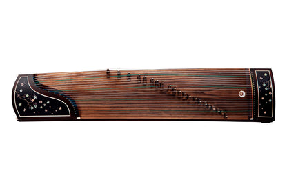 櫻花洛 ' Cherry Blossoms Blowing in the Wind' Professional Collection Guzheng with Lacquer Painting on Cocobolo 酸枝木彩绘漆画精品系列古筝