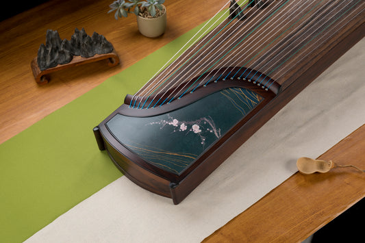 暗香 'Subtle Fragrance' Professional Collection Guzheng with Painted Embossing on Cocobolo 酸枝木彩绘浮雕精品系列古筝