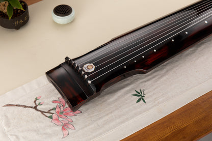 杉木黑红伏羲式古琴 Red-Tinted Dark-Colored Fuxi-Style Chinese Fir Guqin