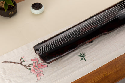 杉木黑红伏羲式古琴 Red-Tinted Dark-Colored Fuxi-Style Chinese Fir Guqin