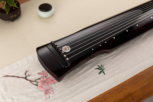 杉木黑红仲尼古琴 Red-Tinted Dark-Colored Zhongni-Style Chinese Fir Guqin
