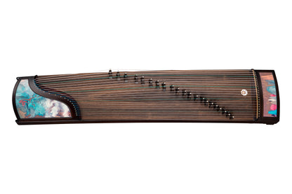 水墨丹青 'Ink Painting' Concert Grade Guzheng with Lacquer Painting on Indian Rosewood 阔叶黄檀彩绘漆画演奏级古筝