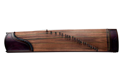 浮玉 'The Jade Pendant' Concert Grade Guzheng with Embossing on Indian Rosewood 阔叶黄檀浮雕演奏级古筝