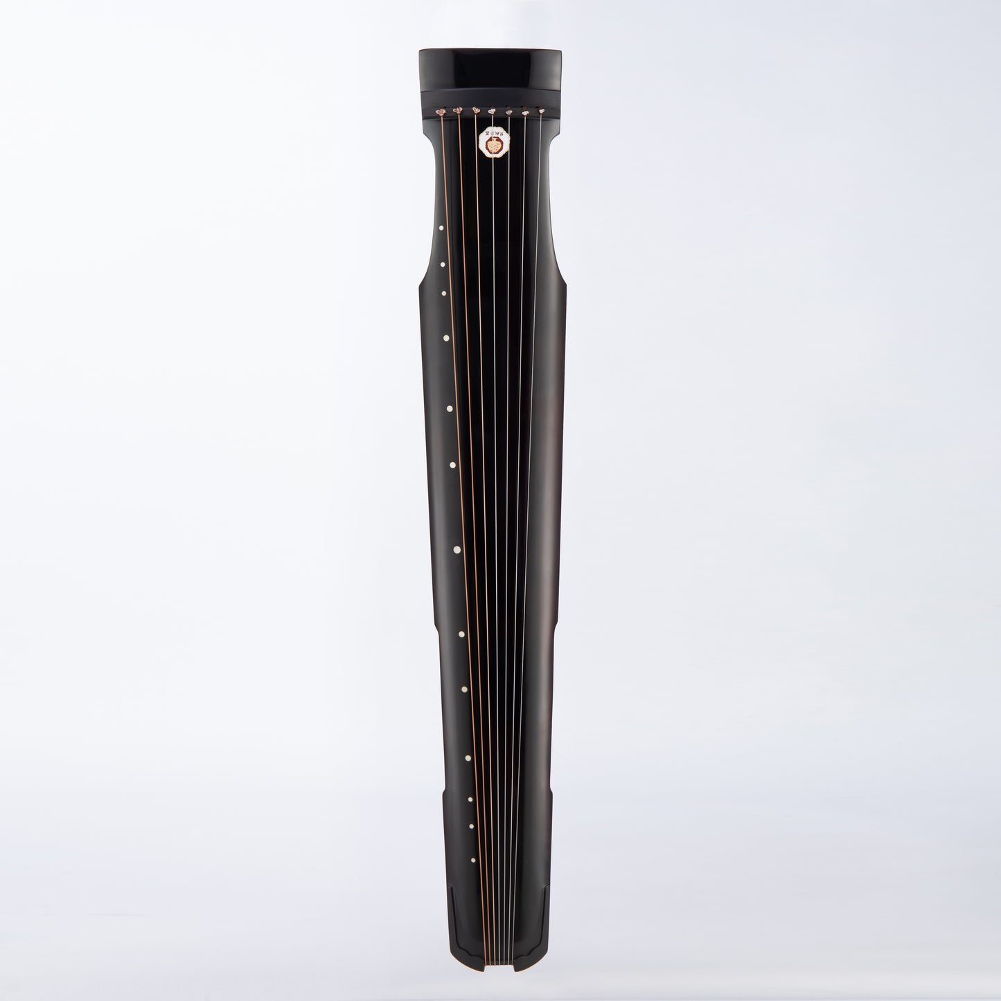 乌木黑色仲尼古琴 Black Zhongni-Style Chinese Fir Guqin with Ebony Bridge
